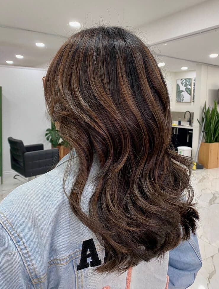 Half head Highlights image.